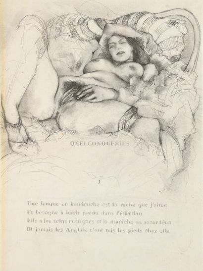 APOLLINAIRE (Guillaume). Cortège priapique....