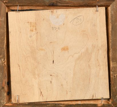 19th century school 
Erotic scene between...