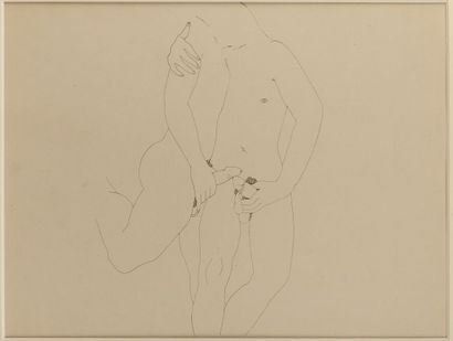 Jean COCTEAU (1889-1963)
Duo Deux Hommes...
