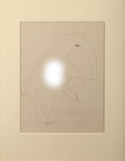 Jean COCTEAU (1889-1963) 
Two transvestites,...