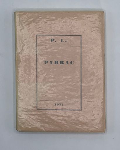 LOUYS (Pierre). Pybrac. Poetry. Cythère,...