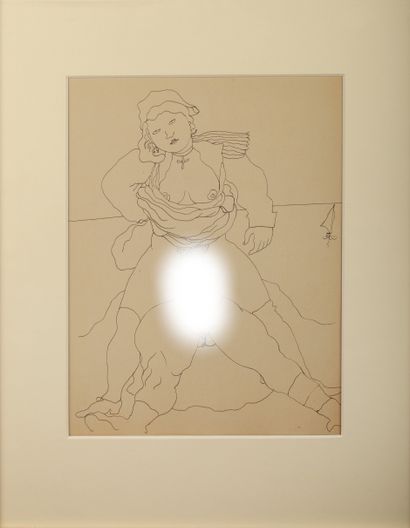 Jean COCTEAU (1889-1963)
La Bretonne et le...