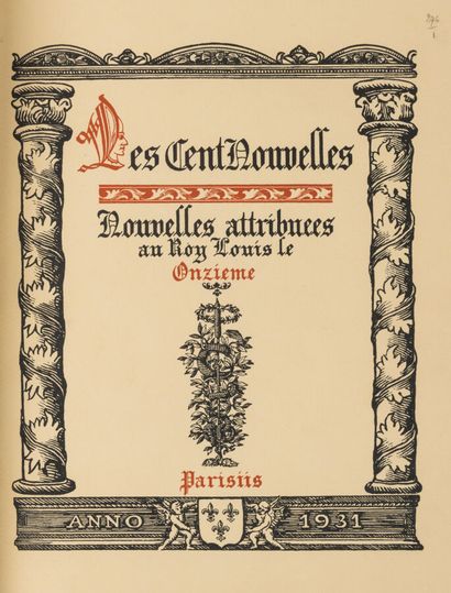 [LOUIS XI]. Les Cent nouvelles. S'ensuyt...