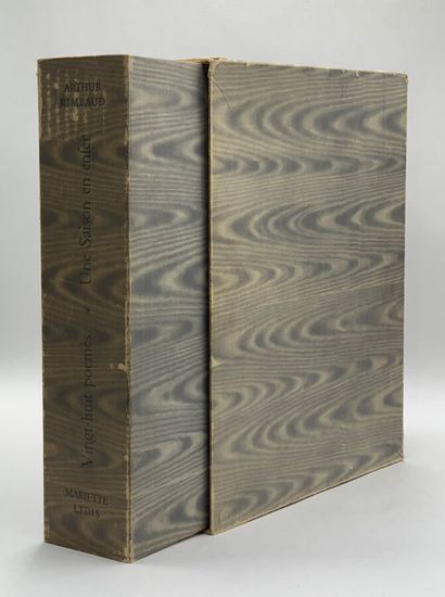RIMBAUD (Arthur). Vingt-huit poèmes [...]...
