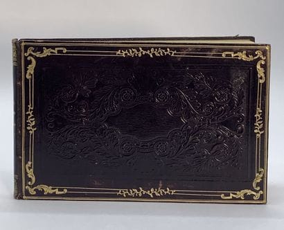 Bordeaux morocco notebook circa 1840, containing...