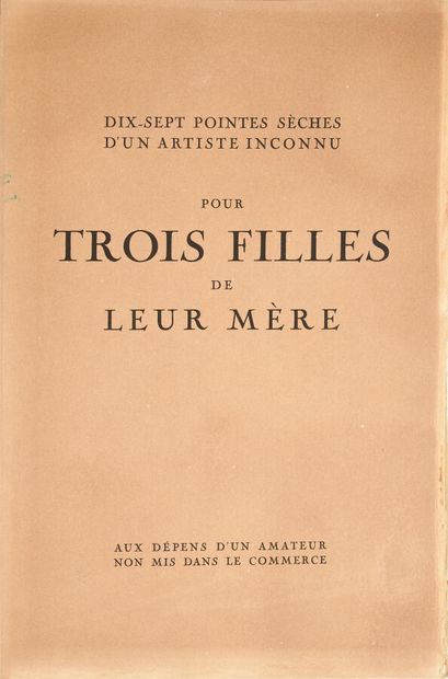 [LOUYS (Pierre)]. Seventeen drypoints by...