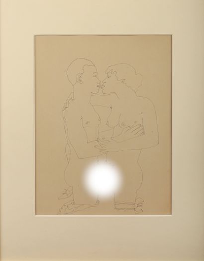 Jean COCTEAU (1889-1963)
Duo, a black man...