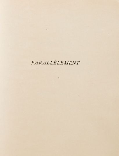 VERLAINE (Paul). Parallèlement. Paris, Société...