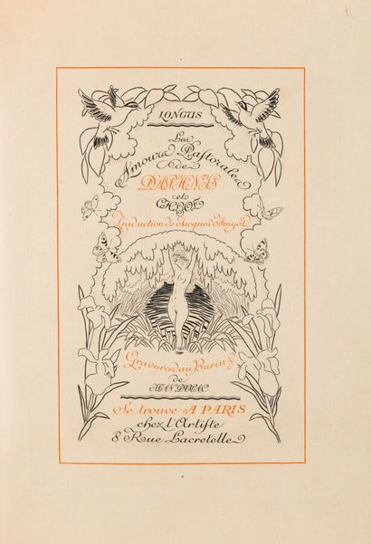 LONGUS. Les Amours pastorales de Daphnis...