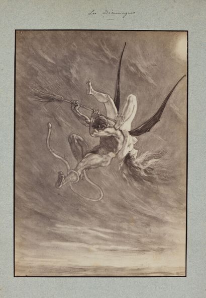 Félicien ROPS (1833-1898)
Le Calvaire, plate...