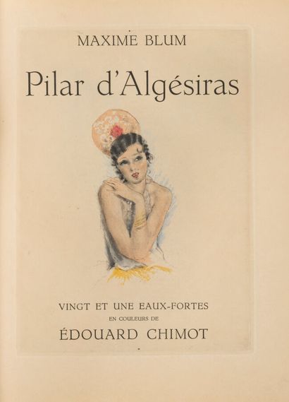 BLUM (Maxime). Pilar d'Algésiras. S.l.n.d....