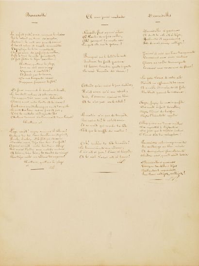 [MANUSCRITS]. Set of handwritten or mimeographed...