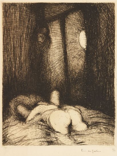 FRANS DE GEETERE (1895-7968)
Accord, etching,...