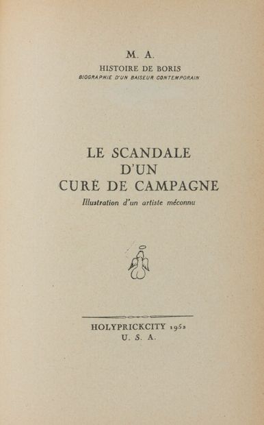 [AYMÉ (Marcel)]. o Histoire de Boris. Biography...