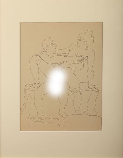 Jean COCTEAU (1889-1963)
Duo Final. Un Homme,...