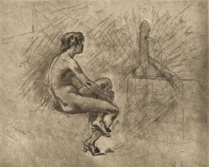 FELICIEN ROPS (1833-1898)
Mademoiselle de...