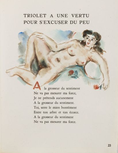 VERLAINE (Paul). Women. S.l.n.d. [Paris,...