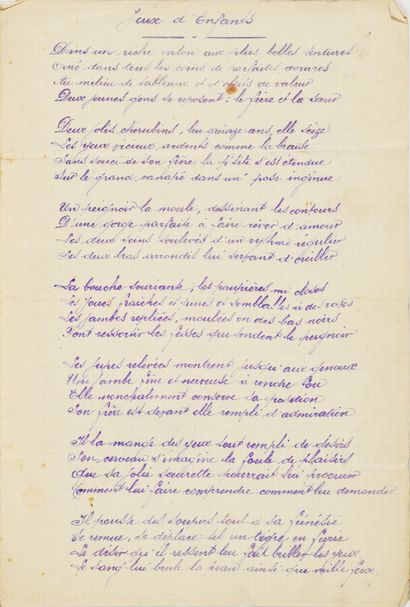[MANUSCRITS]. Set of handwritten or mimeographed...