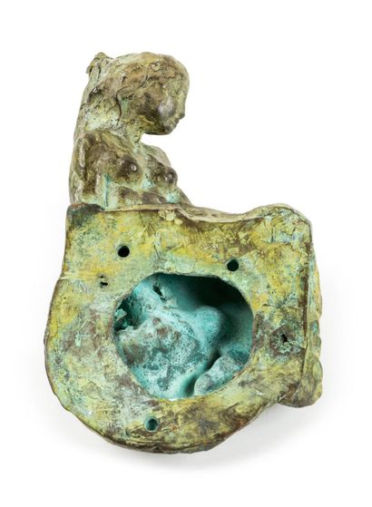 20th century modern school
Nude woman
Bronze...