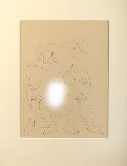 Jean COCTEAU (1889-1963)
Duo: a man and a...