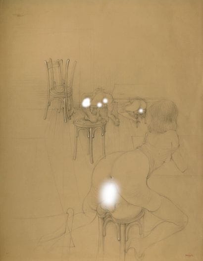 Hans BELLMER (1902-1975) 
The Erotic Seats,...