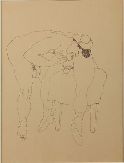Jean COCTEAU (1889-1963) Duo. Le Marin. Deux...