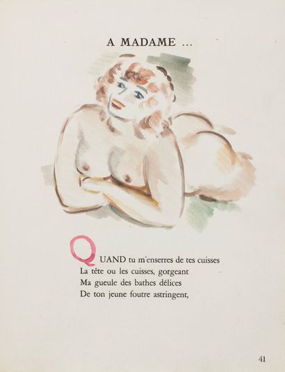 VERLAINE (Paul). Women. S.l.n.d. [Paris,...