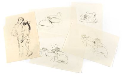 [LOUYS (Pierre)]. Seventeen drypoints by...