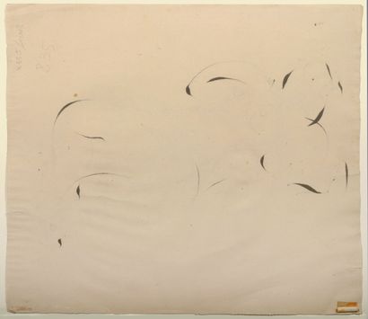 Jean FAUTRIER (1898-1964) 
Nude lying down
Brush...