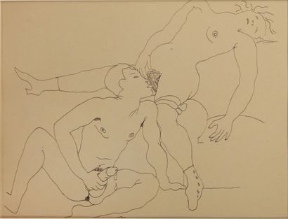 Jean COCTEAU (1889-1963)
Duo Final. Un Homme,...