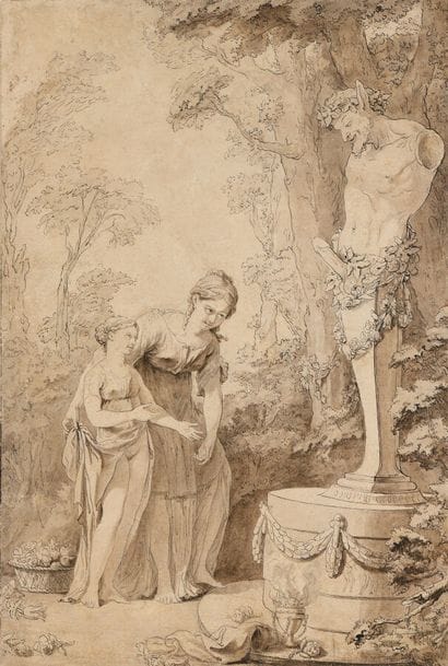 18th century FRENCH SCHOOL
Homage to Priape
Pen...