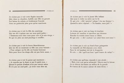 LOUYS (Pierre). Pybrac. Poetry. Cythère,...