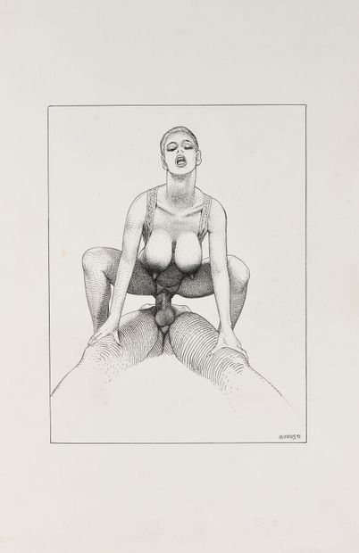 Jean GIRAUD known as Moebius (1938-2012)
Erotic...