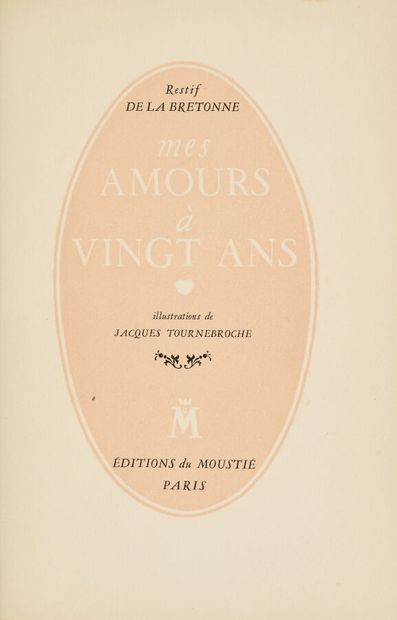 RESTIF DE LA BRETONNE (Nicolas Edme). Mes...