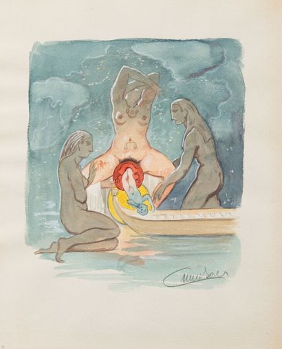 BAES (Émile). Les Dieux sadiques. S. l.,...