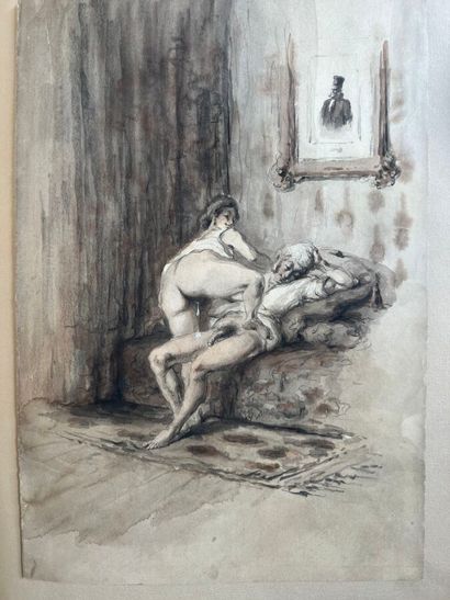 Collection of erotic drawings from the Romantic...