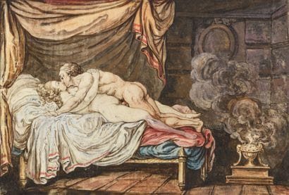 FRENCH SCHOOL of the late eighteenth century
Erotic...