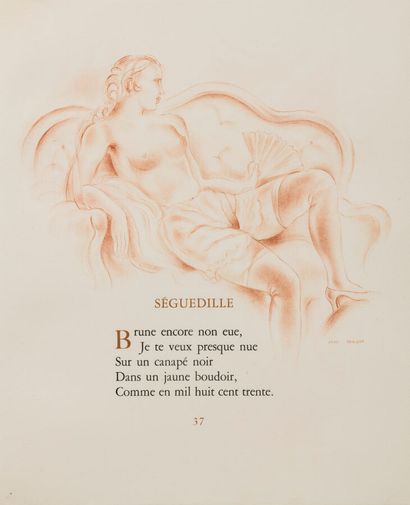 VERLAINE (Paul). Les Amies. Filles. S.l.n.d....