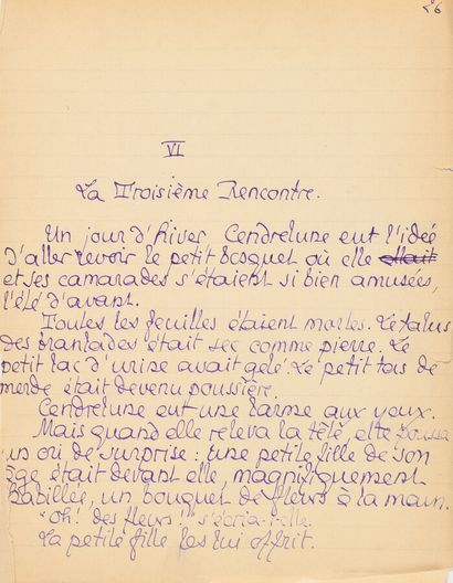[MANUSCRIT - LOUYS (Pierre) 