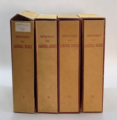 [DUBOIS (Cardinal)]. Mémoires du Cardinal...