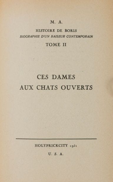 [AYMÉ (Marcel)]. o Histoire de Boris. Biography...