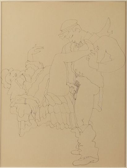 Jean COCTEAU (1889-1963)
Duo, the Student....