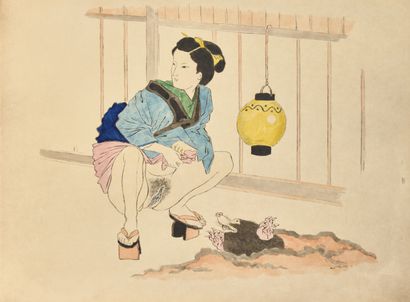 20th century school
Album of twelve Japanese-inspired...