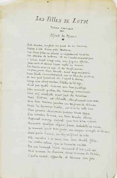 [MANUSCRITS]. Set of handwritten or mimeographed...