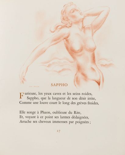 VERLAINE (Paul). Les Amies. Filles. S.l.n.d....