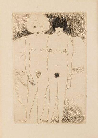 VERLAINE (Paul). Les Amies. Six poems. Paris,...