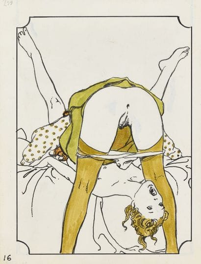 Milo MANARA (1945) 
Erotic games between...