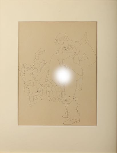 Jean COCTEAU (1889-1963)
Duo, the Student....