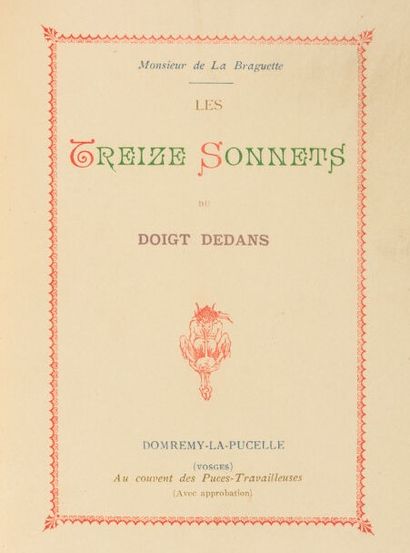 [HANNON (Theodore)]. MONSIEUR DE LA BRAGUETTE....