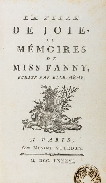 CLELAND (John). The Daughter of Joy, or Miss...